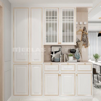 轻奢新中式-韵系列玄关柜