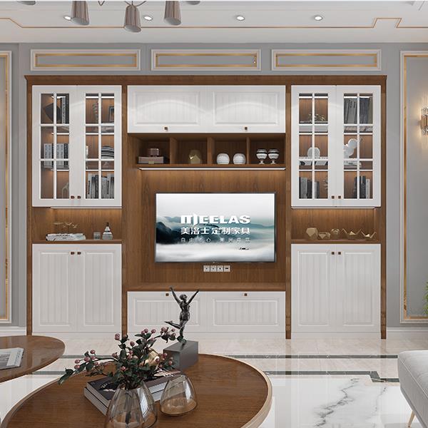 新中式-禧系列客堂-电视柜定制